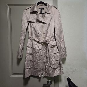 INC International Concepts Women's Trench Coat - Soft Beige